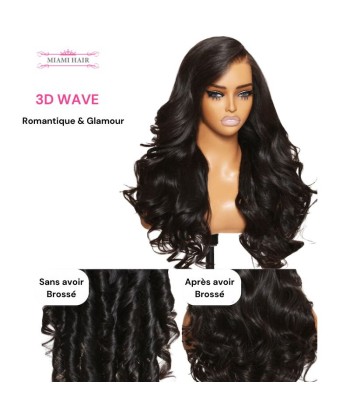 Miami Hairflex 6x4 Wave del corpo 250% HD parrucca Economisez 