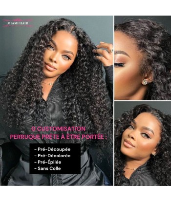 Miami Hairflex 6x4 Deep Wave 250% HD Wig 50% de réduction en Octobre 2024