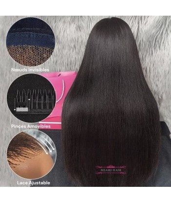 Miami Hairflex 6x4 Water Wave 250% HD Wig livraison et retour toujours gratuits