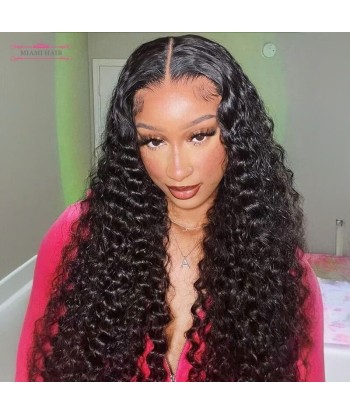 Miami Hairflex 6x4 Deep Wave 250% HD Wig 50% de réduction en Octobre 2024