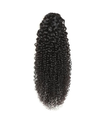 Cola de caballo de cola negra con alicates naturales Remy Cabello rizado 2023