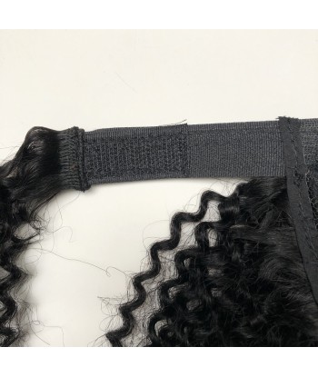 Horseshoe Ponytail Black Magic Ribbon Remy Hair Afro Curly Les magasins à Paris