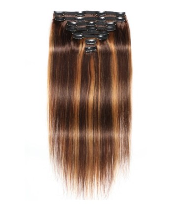 Extensiones de kit con chatal strae mécché rubio 120 gr, p4/27 Les êtres humains sont 