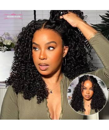 Miami Peinflex 6x4 Kinky Curly 250% HD Wig Les magasins à Paris