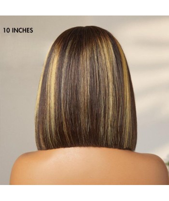 "Caricamento" Bobo Wig Front Lace 4x4 "Raide P4/27 Pre-Cut brillant des détails fins