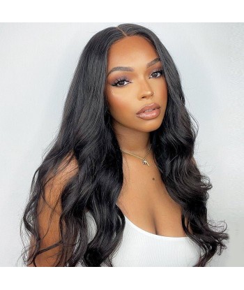 Voorgesneden voorkant 13x4 "Body Wave Dark Brown" Ready-to-Wear " Pour