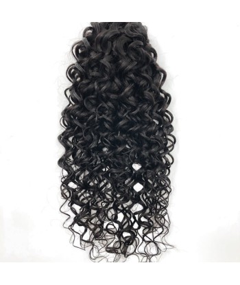 Zwarte paardenstaart paardenstaart met Remy Hair Water Wave Cord la livraison gratuite