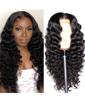 WIG 6x6 Losse diepe pruikpruik - 150% Dichtheid - Voluminale stijl pour bénéficier 