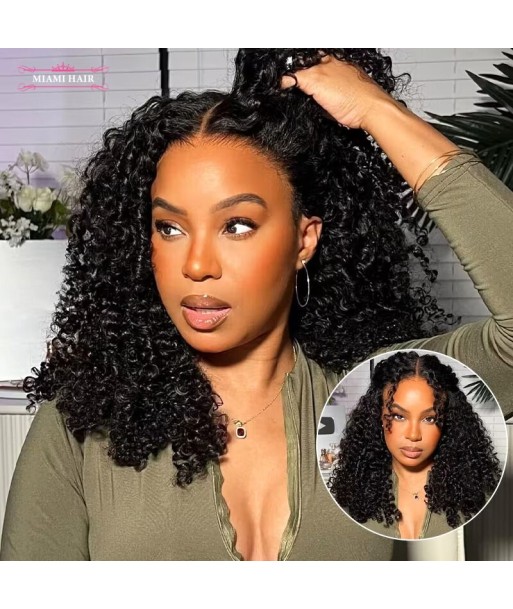 Miami Hairflex 6x4 Kinky Curly 250% HD -pruik en ligne