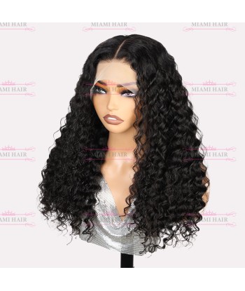 WIG 13x4 Deep Wave Wig -pruik - met bijna dubbel getrokken effect en maximaal Remy Hair Volume plus qu'un jeu 