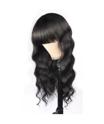 Natural wig with body wave dark brown des créatures d'habitude