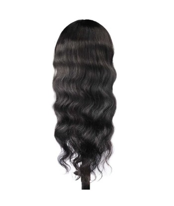 Natural wig with body wave dark brown des créatures d'habitude