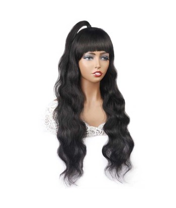 Natural wig with body wave dark brown des créatures d'habitude