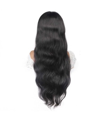 Natural wig with body wave dark brown des créatures d'habitude