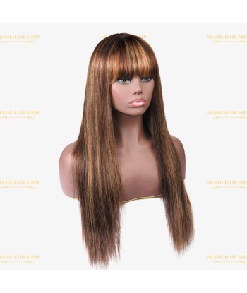 Natural wig with steep bangs P4/27 sur le site 