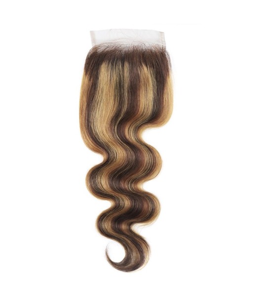 Closure Body Wave | Blond mechy chatain | P4/27 4x4 livraison et retour toujours gratuits