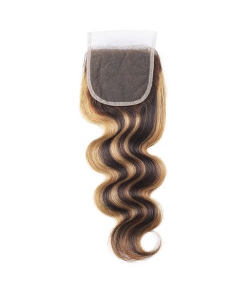 Closure Body Wave | Blond mechy chatain | P4/27 4x4 livraison et retour toujours gratuits