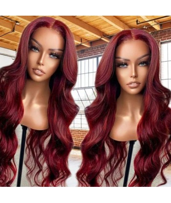 T-lace body wave auburn solde