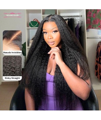 Miami Hairflex 9x6 Yaki Straight 250% HD wig pour bénéficier 