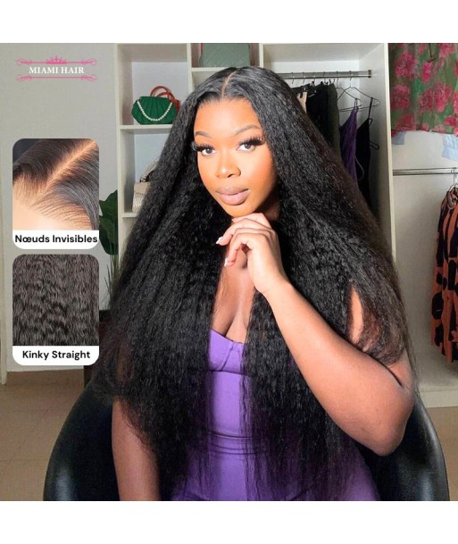 Miami Hairflex 9x6 Yaki Straight 250% HD wig pour bénéficier 