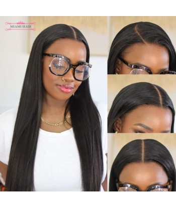 Miami Hairflex 9x6 Yaki Straight 250% HD wig pour bénéficier 