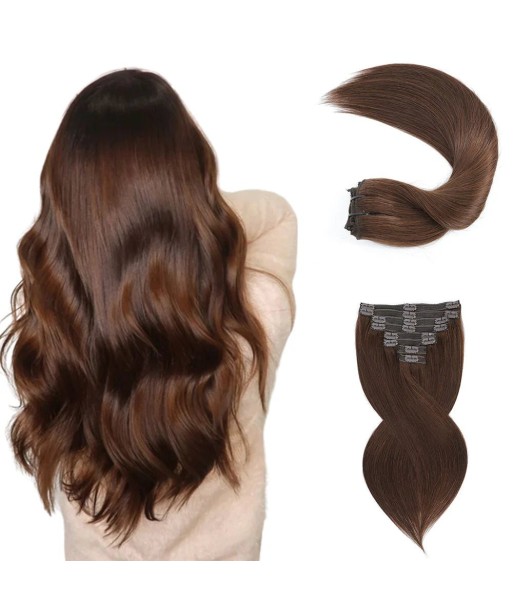 120 gr straight chocolate clip extensions kit, 4 les muscles