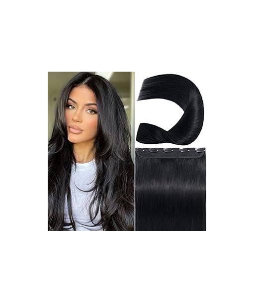 Black Straight Clip Extension Mono MAXIME VOLUME vous aussi creer 