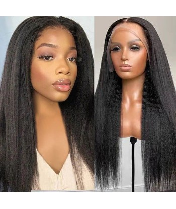 Wig wig Wig 5x5 Hair Yaki Straight - 150% density - Natural texture Comparez et commandez 