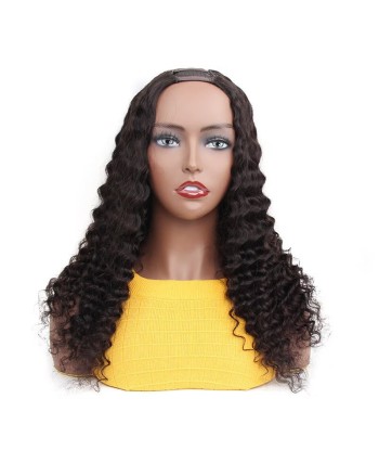 Deep Wave Dark Brun U-Part wig à prix réduit toute l'année