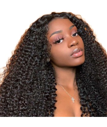 Front lace 4x4" Kinky Curly Brun Foncé en stock