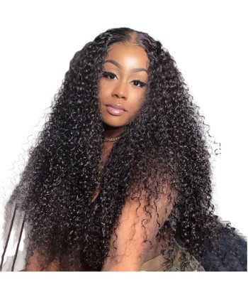 Front lace 4x4" Kinky Curly Brun Foncé en stock