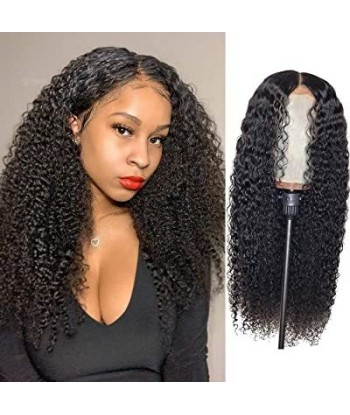 Front lace 4x4" Kinky Curly Brun Foncé en stock