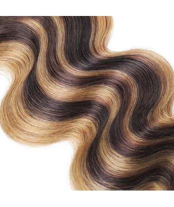 Closure Body Wave | Chatain Méché Blond | P4/27 4x4 50% de réduction en Octobre 2024