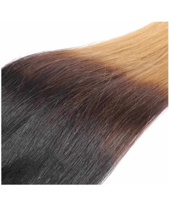 Kit Extensions à Clips Straight Ombre Brun Chocolat Blond 120 gr pas chere