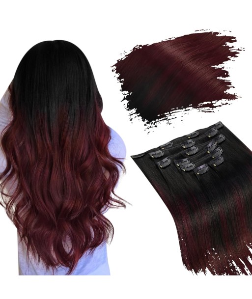 Kit Extensions à Clips Straight Ombre Brun Foncé 99J 120 gr En savoir plus