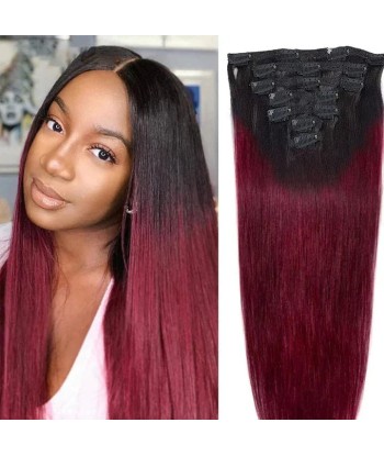 Kit Extensions à Clips Straight Ombre Brun Foncé 99J 120 gr En savoir plus