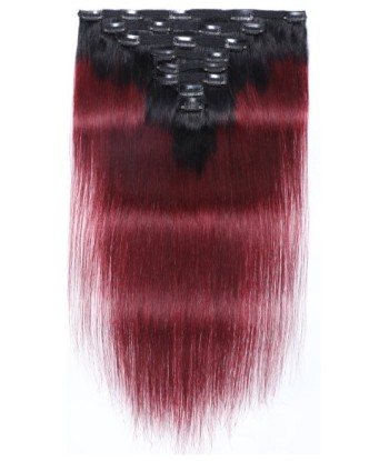 Kit Extensions à Clips Straight Ombre Brun Foncé 99J 120 gr En savoir plus