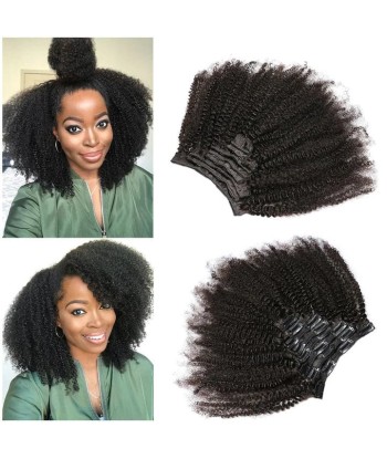 Kit Extensions à Clips Afro Curly Brun 120 gr soldes