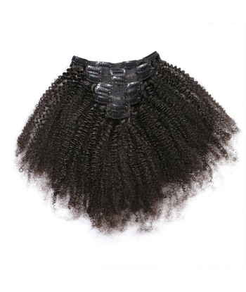 Kit Extensions à Clips Afro Curly Brun 120 gr soldes