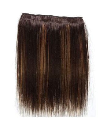 Extension à Clips Straight Chatain Méché Blond Mono Bande Maxi Volume Venez acheter