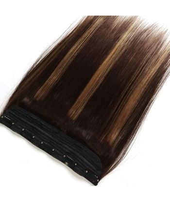 Extension à Clips Straight Chatain Méché Blond Mono Bande Maxi Volume Venez acheter