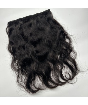 Extension à Clips Natural Wavy Noir Mono Bande Maxi Volume Pour