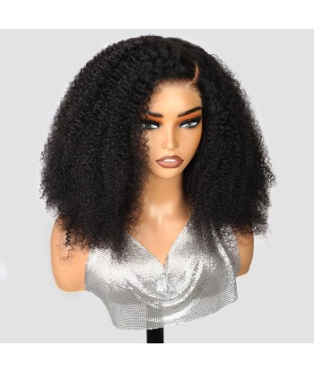 5x5 HD Lace Closure Wig Kinky Curly Sans Colle pas cher