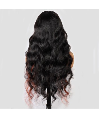 13x4 Lace Body Wave 1B/GINGER 200% pré-découpé, pré-éclairci, sans colle Vous souhaitez 