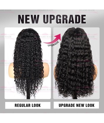 Perruque Lace Wig 13x4 Deep Wave - avec Effet Presque Double Drawn et Maximum de Volume en Cheveux Remy la colonne vertébrale