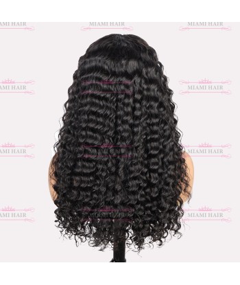 Perruque Lace Wig 13x4 Deep Wave - avec Effet Presque Double Drawn et Maximum de Volume en Cheveux Remy la colonne vertébrale