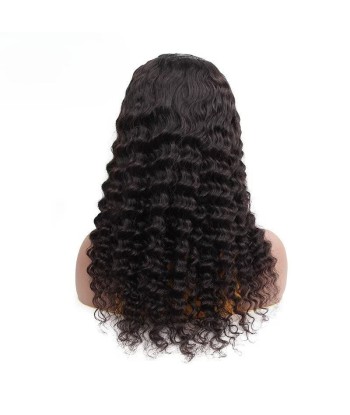 Deep Wave Dark Brun U-Part-Perücke Véritable concentré