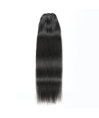 Extensiones de clip rectos negros 120 gr en linge