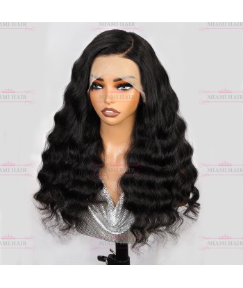 WIG 13x4 Wave de onda suelta Wigh - con casi doble efecto dibujado y volumen máximo en Remy prix pour 