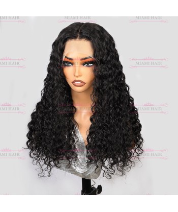 Wig 13x4 Water Wave Wig Wigh Wike - met bijna dubbel getrokken effect en maximaal Remy Hair Volume vous aussi creer 